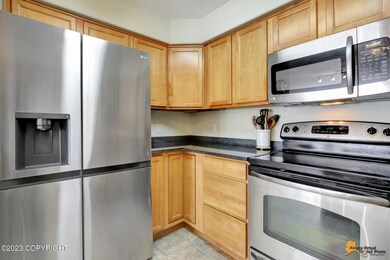 Ample cabinet & counter space . . .