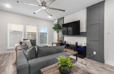 Living room full of entertainment and access to TV