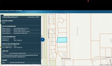 County information on Vacant land