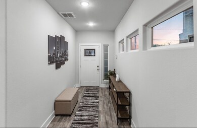 The entry way.