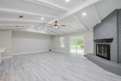 View of the Family Room overlooking a spacious backyard