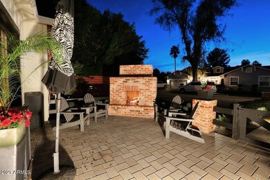 Front Courtyard Fireplace