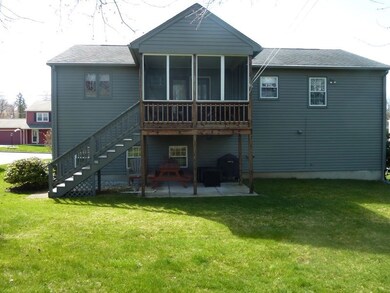 Rear side of home...