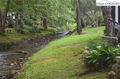 Creek that runs beside the home.