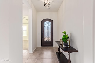 Foyer with Massive Custom Iron Door