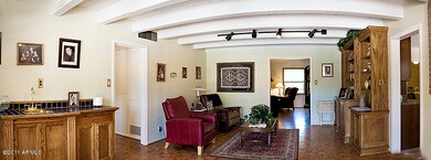 Family Room with Bar
