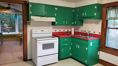 Kitchen view to Sunroom