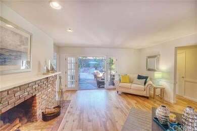 The best part of the room is the French doors that