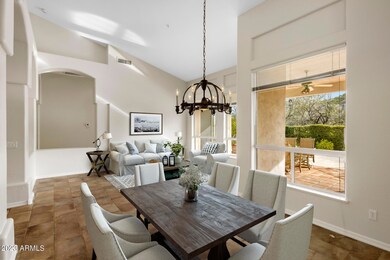 Dining room - virtually staged