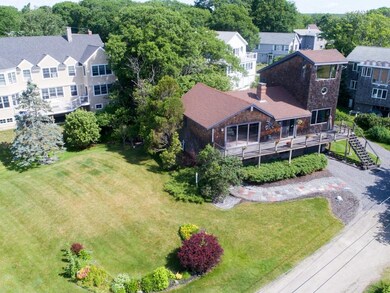 The beautiful gardens surrounding...