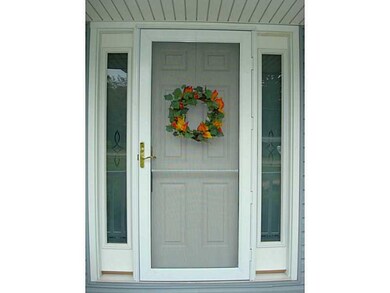 Exterior Front. New front door and sidelights!