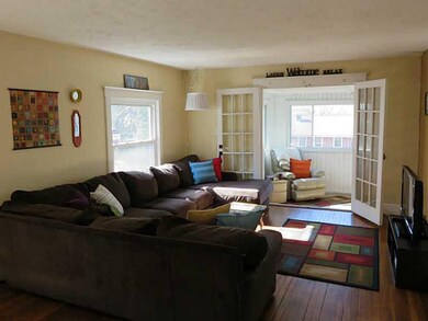 Living Room. Large living room with hardwood floor