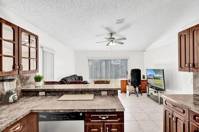 Kitchen with Stainless appliances and break/snack