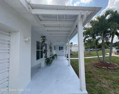 Covered front porch