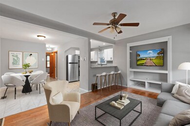 This photo is virtually staged to show the space and how easy living can be.