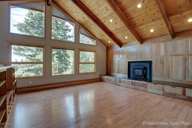 Fireplace wall....