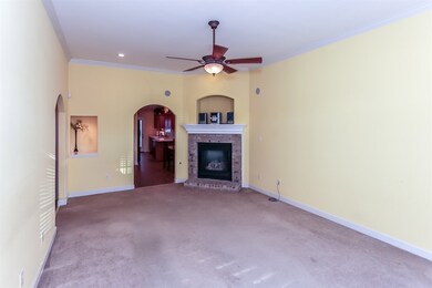 Spacious, warm and inviting great room enhanced wi