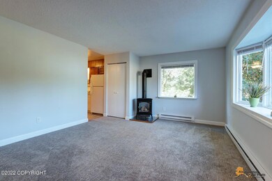 Living Room w/Wood Stove