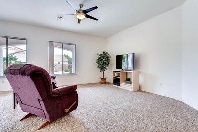 Ceiling fans throughout