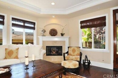View of fireplace