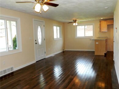 You will love the open floor plan of the living, d