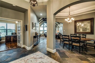 Open concept and recently repainted.