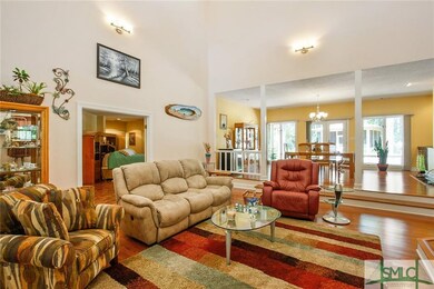 Large two-story family room.