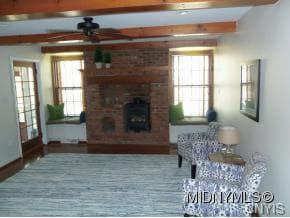 Family Room With Gas Fireplace