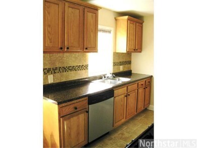Great counter space and beautiful cabinets