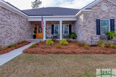 Lush landscaping with irrigation system.