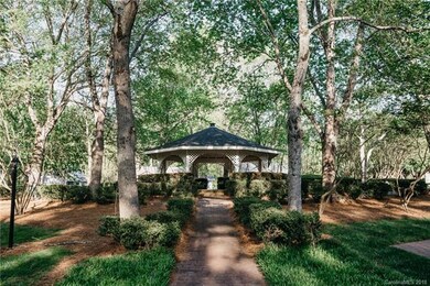 Gazebo at the entrance to Mulberry Village, surrou
