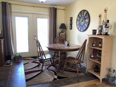Brand new french doors to deck