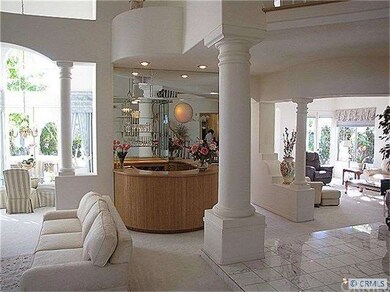 20 foot ceilings upon entering living room and for