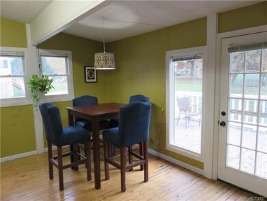 Kitchen eat-in area.  Leads to back deck