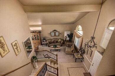 view down stairs