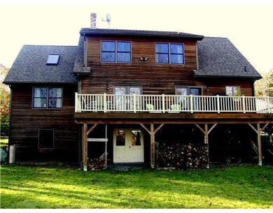 Exterior Back. Back of house, double...