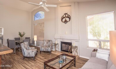 LIVING ROOM w/VAULTED CEILINGS