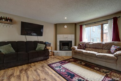 Living Room W/Wood Fireplace