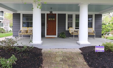 Large covered Porch