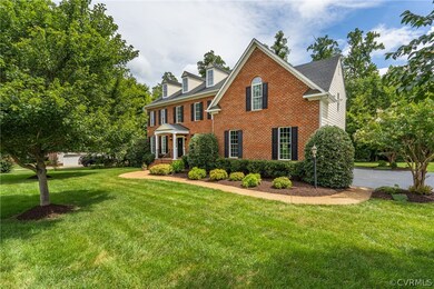 Prominently situated on large, corner lot.