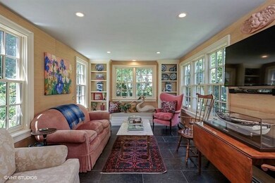 This is a wonderful family room with lots of light