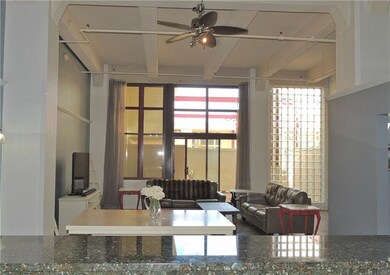 Looking into the Living and Dining space from the 