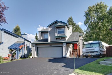 Frontveiw with a New Driveway