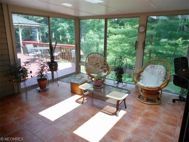 The sunroom is one of the many positives to this h