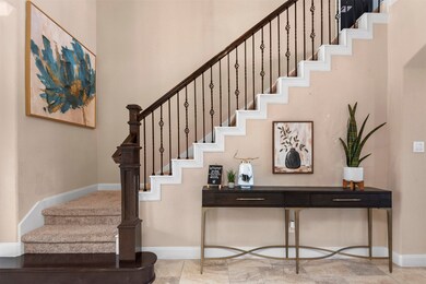 This entry space is large and will give you a great space to welcome your guests.