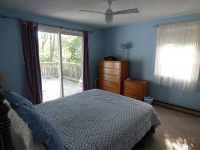 First floor bedroom/slider to deck