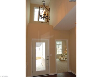 Dramatic two-story foyer