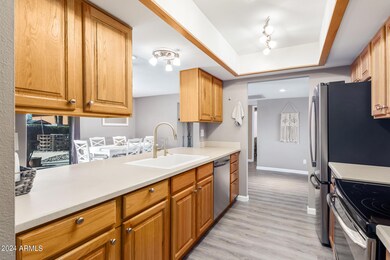 Kitchen with Gold Accents
