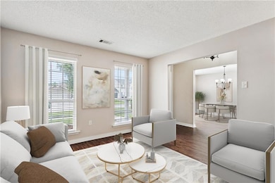 Virtual Staging of formal Living Room.