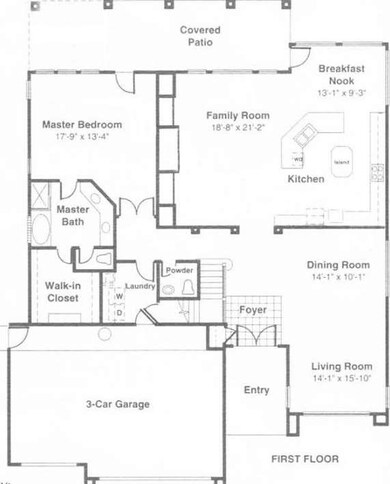 Floor Plan Main Level 2110 Taxidea